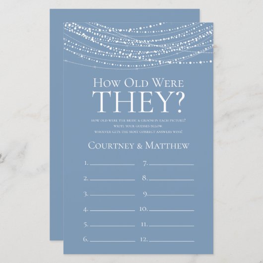 どれくらいの年の彼らは埃っぽい青い光りを放っていた