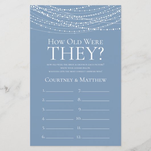 どれくらいの年の彼らは埃っぽい青い光りを放っていた (正面)