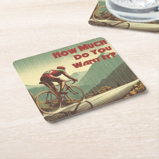 どれくらいの金額で欲しいサイクリング スクエアペーパーコースター (アングル)