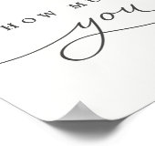 どれくらい愛してる子守歌子供部屋Decor ポスター (角)