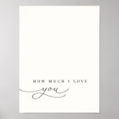 どれくらい愛してる子守歌子供部屋Decor ポスター (正面)