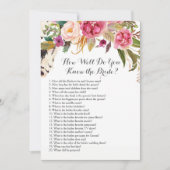 どれだけうまく花嫁を知っているかBohoか。 招待状 (正面)