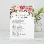 どれだけうまく花嫁を知っているかBohoか。 招待状 (スタンド正面)