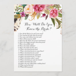 どれだけうまく花嫁を知っているかBohoか。 招待状