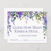 どれだけのキスとハグ紫色の藤を推測 (正面/裏面)