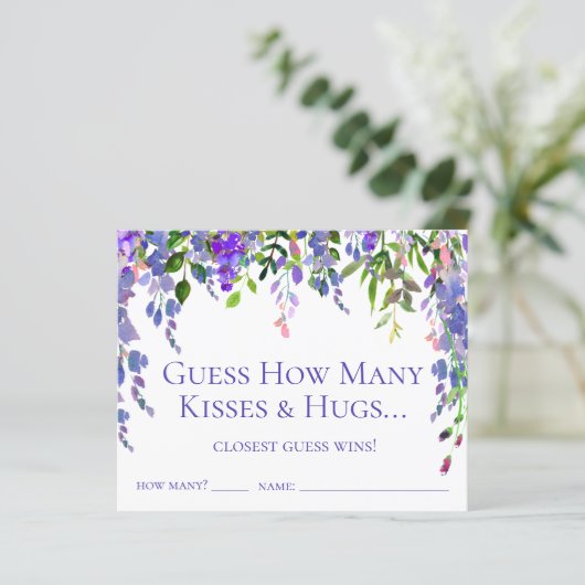 どれだけのキスとハグ紫色の藤を推測 (スタンド正面)