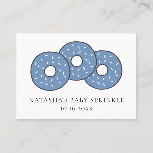 どれだけのブルードーナツベビー散布ゲームを推測 名刺 (裏面)