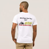 どれだけ速く行くことができますか。 Tシャツ (裏面フル)