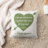 どれもシェークスピア愛枕を抗議することを残っていません クッション (ブランケット)