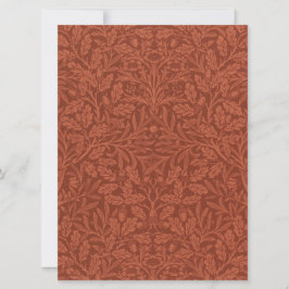 どんぐりとオーク葉の(ウィリアム・モリス著) カード