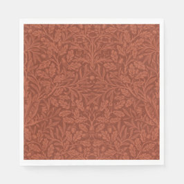 どんぐりとオーク葉の（ウィリアム・モリス著） スタンダードランチョンナプキン