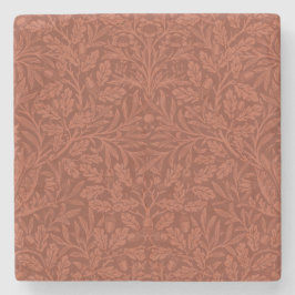 どんぐりとオーク葉の（ウィリアム・モリス著） ストーンコースター