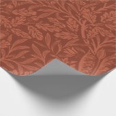 どんぐりとオーク葉の（ウィリアム・モリス著） ラッピングペーパー (角)