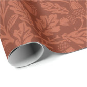 どんぐりとオーク葉の（ウィリアム・モリス著） ラッピングペーパー (ロールコーナー)