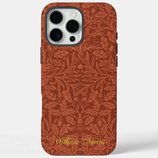 どんぐりとオーク離れのパターン – Morris William Case-Mate iPhoneケース (裏面)