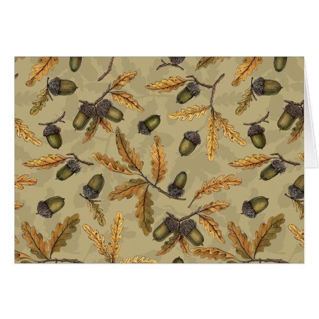 どんぐりとオーク離れのベージュ色 (正面横)