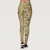 どんぐりとオーク離れのベージュ色 レギンス (裏面)