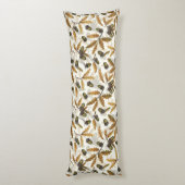 どんぐりとオーク離れの白い上に ボディピロー (裏面 (縦))