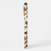 どんぐりとオーク離れの白い上に iPhoneケース (左側面)