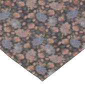 どんぐりとオーク離れ材ブルーブラウンブラック晩秋 テーブルクロス (アングル)