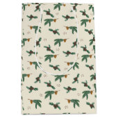 どんぐりとパイナップル ミディアムペーパーバッグ (正面)