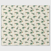 どんぐりと松 ラッピングペーパー (フラット)