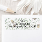 どんぐりと緑の植物学 ラベル (インサイチュ)