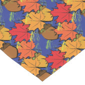 どんぐりと葉I ショートテーブルランナー (コーナー)