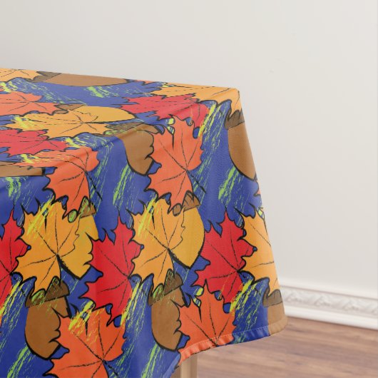 どんぐりと葉I テーブルクロス (インサイチュ)