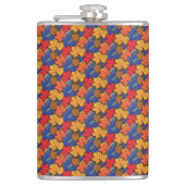 どんぐりと葉I フラスク (正面)