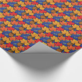 どんぐりと葉I ラッピングペーパー (角)