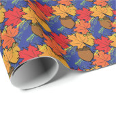 どんぐりと葉I ラッピングペーパー (ロールコーナー)