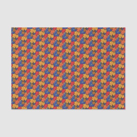 どんぐりと葉I 薄葉紙 (正面)