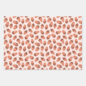 どんぐりの模様 ラッピングペーパーシート (正面3)