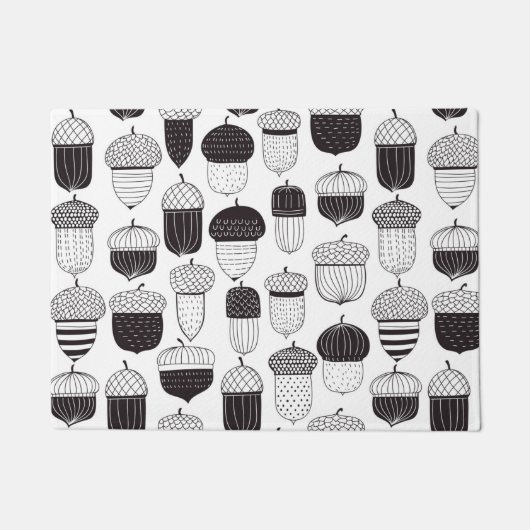 どんぐりの秋模様 ドアマット (正面)