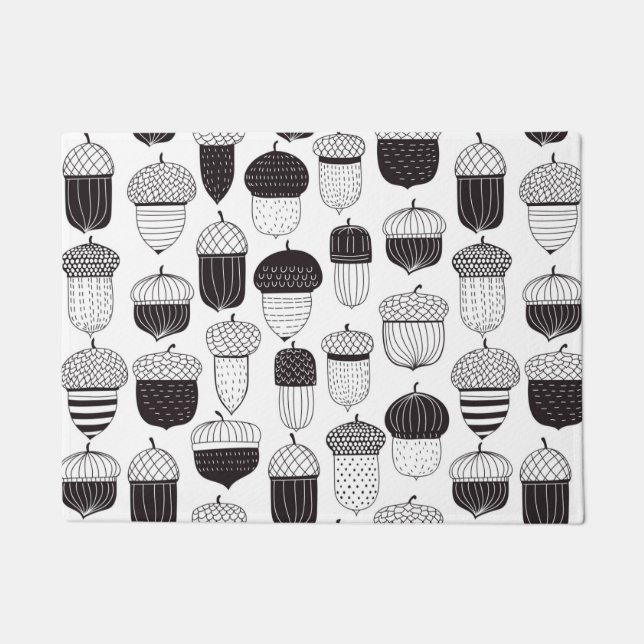 どんぐりの秋模様 ドアマット (正面)