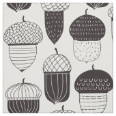 どんぐりの秋模様 ファブリック (見本)