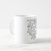 どんぐりの葉の木 コーヒーマグカップ (正面左)