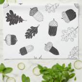 どんぐりや葉り キッチンタオル (折り畳み)