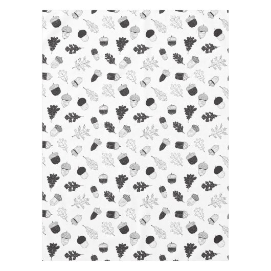 どんぐりや葉り テーブルクロス (正面)