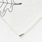 どんぐりや葉り フリースブランケット (角)