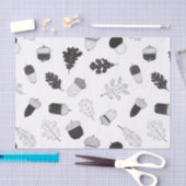 どんぐりや葉り 薄葉紙 (クラフト)