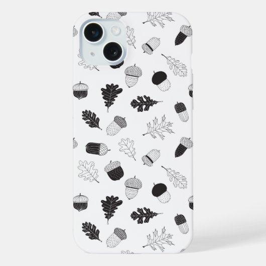 どんぐりや葉り iPhoneケース (裏面)