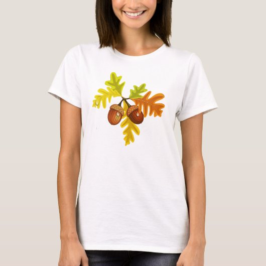 どんぐりや葉り Tシャツ (正面)