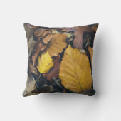 どんぐりを持つオークの枝 クッション (裏面)