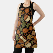 どんぐり柄収穫の日エプロン エプロン (インサイチュ)