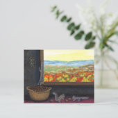 どんぐり泥棒のポストカード ポストカード (スタンド正面)