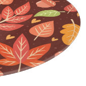 どんぐり、紅葉、森林壁紙 カッティングボード (角)