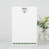 どんこオーガニック文房具付きキッチンことわざ 便箋 (スタンド正面)