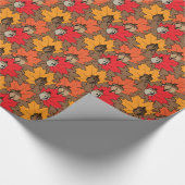 どんこ葉とV ラッピングペーパー (角)